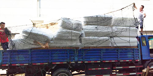 初效過(guò)濾棉裝車